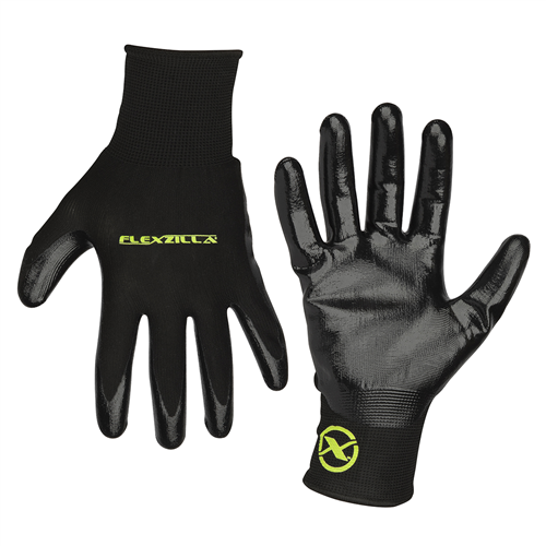 GC100L Legacy Manufacturing Flexzilla&Reg; Nitrile Dip Gloves, Black, L