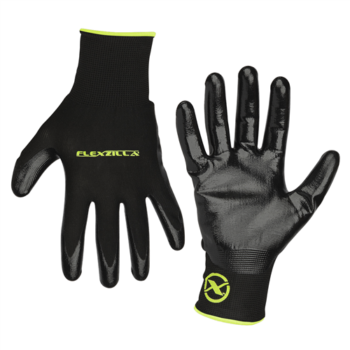 GC100XL Legacy Manufacturing Flexzilla&Reg; Nitrile Dip Gloves, Black, Xl