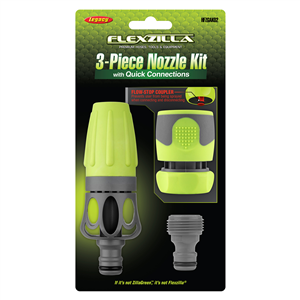 HFZGAK02 Legacy Manufacturing Flexzilla Garden Hose Nozzle Kit 3Pc