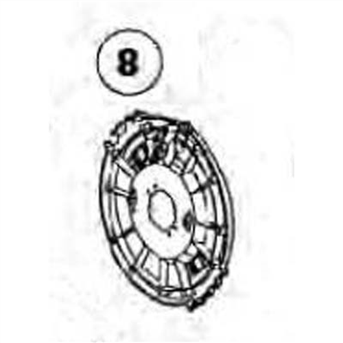 RP005004BK Legacy Manufacturing Latch Plate Side Assembly Blk