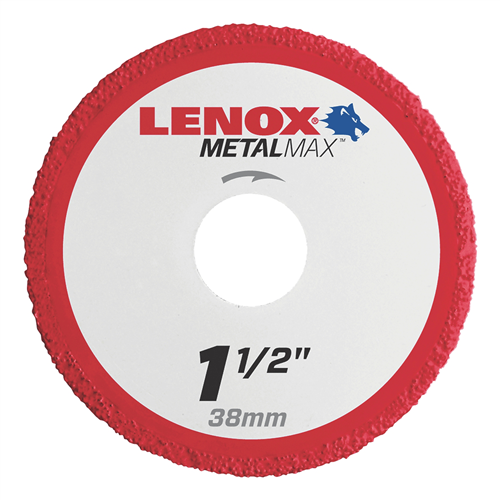 1972914 Lenox Tools Lenox Metal Max Diam Cutoff Wheel Dg 1.5" X 3/8"