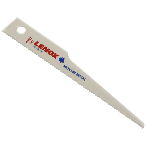 20426418T Lenox Tools Air Saw Blades, 418T, Bi-Metal, 4 In. Long, 18 Tpi