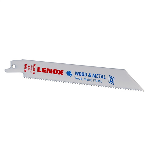 20561S610R Lenox Tools Reciprocating Saw Blades, 610R, Bi-Metal, 6 In. Lo