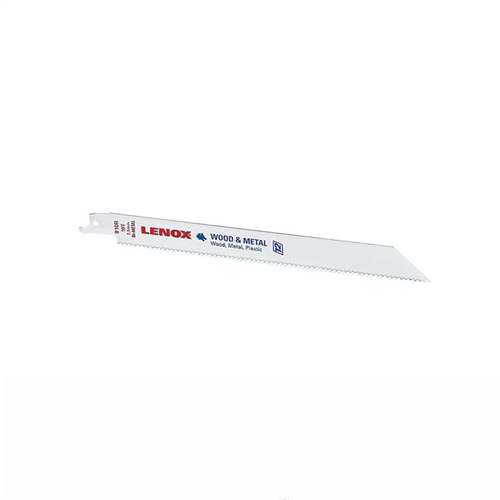 20563S818R Lenox Tools Reciprocating Saw Blades, 818R, Bi-Metal, 8 In. Lo
