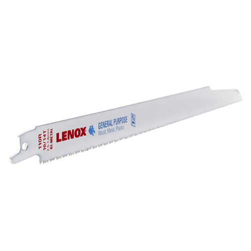 20583110R Lenox Tools Reciprocating Saw Blades, 110R, Bi-Metal, 12 In. L