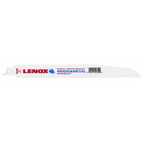 22752OSB956R Lenox Tools Reciprocating Saw Blades, 956R, Bi-Metal, 9 In. Lo