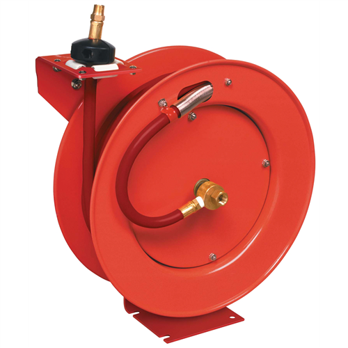 83754 Lincoln Lubrication Value Series Air And Water 50' X 1/2" Retractable Hose Reel