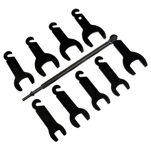 Pneumatic Fan Clutch Wrench Set, 10 pc.