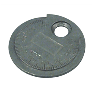 67870 Lisle Spark Plug Gauge Coin Type .020 To .100In.