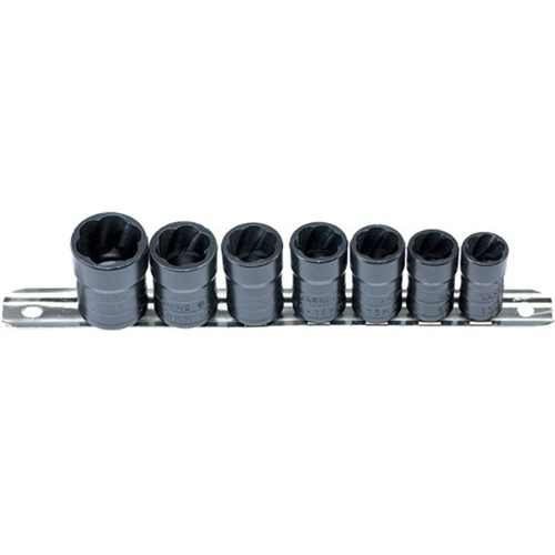 LT4800 Lock Technology 3/8? Drive 7 Piece Twist Socket Oil Drain Plug Removal System