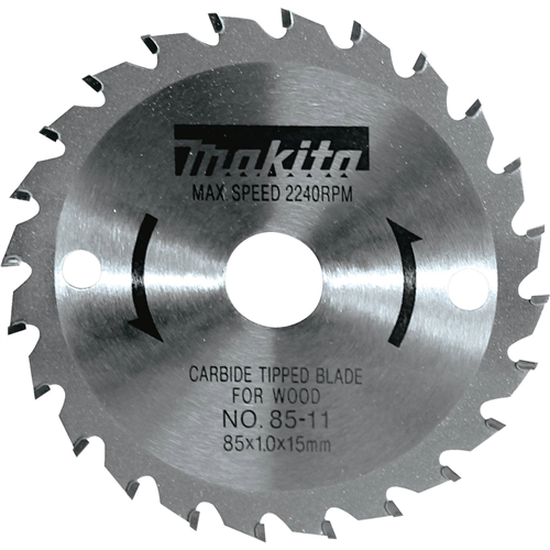 721005-A Makita 3 3/8" 24T Carbide Tipped Circular Saw Blade For General Purpose