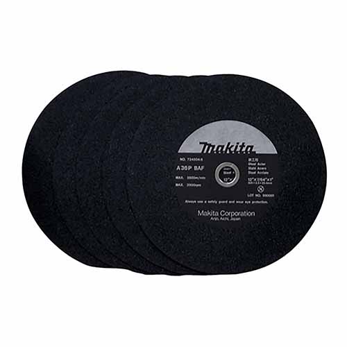 724504-5 Makita 12" Cut Off Wheel (Pack Of 5)