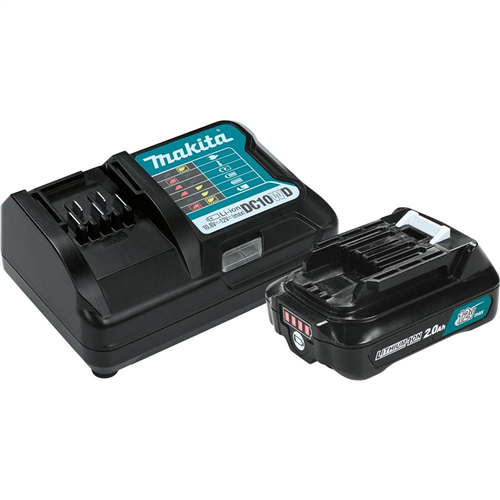 BL1021BDC1 Makita 12V Cxt 2.0 Ah Battery And Charger Starter Pack
