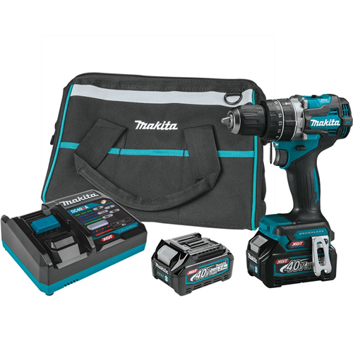40V max XGT&reg; Compact Brushless Cordless 1/2" Hammer Driver-Drill Kit (2.5Ah)