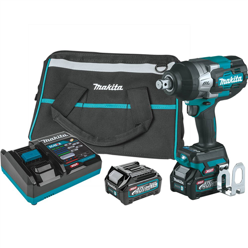 40V max XGT&reg; Brushless Cordless 4-Sp Hi-Torq 3/4" Sq. Drive Impact Wrench Kit w/ Friction Ring Anvil, var. spd., rev., L.E.D. Light, bag (2.5Ah)