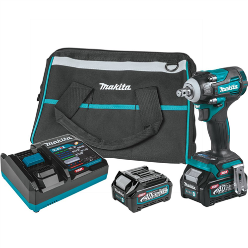 40V max XGT&reg; Brushless Cordless 4-Sp 1/2" Sq. Drive Impact Wrench Kit w/ Friction Ring Anvil, var. spd., rev., L.E.D. Light, bag (2.5Ah)