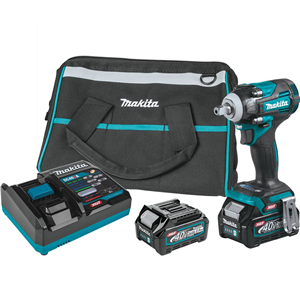 40V max XGT&reg; Brushless Cordless 4-Speed 1/2" Sq. Drive Impact Wrench Kit w/ Detent Anvil, var. spd., rev., L.E.D. Light, bag (2.5Ah)