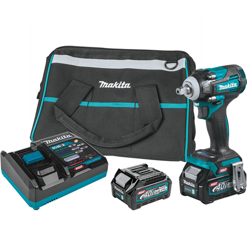 40V max XGT&reg; Brushless Cordless 4-Speed 1/2" Sq. Drive Impact Wrench Kit w/ Detent Anvil, var. spd., rev., L.E.D. Light, bag (2.5Ah)