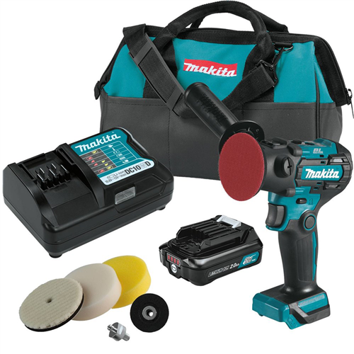 VP01R1 Makita 12V Max Cxt&Reg; Li&Hyphen;Ion Brushless 3" Polisher / 2" Sander Kit (2.0Ah)