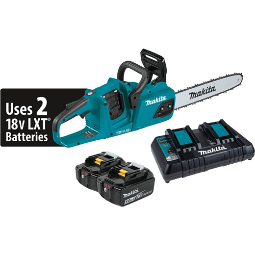 36V (18V X2) LXT&reg; Brushless 14" Chain Saw Kit (5.0Ah)