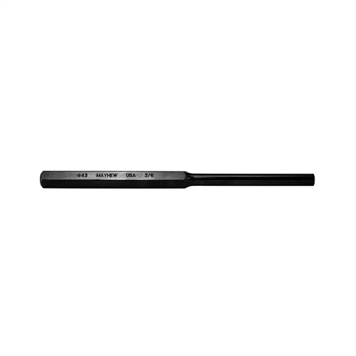 21504 Mayhew Extra Long Full Finish Pin Punch, 3/8"