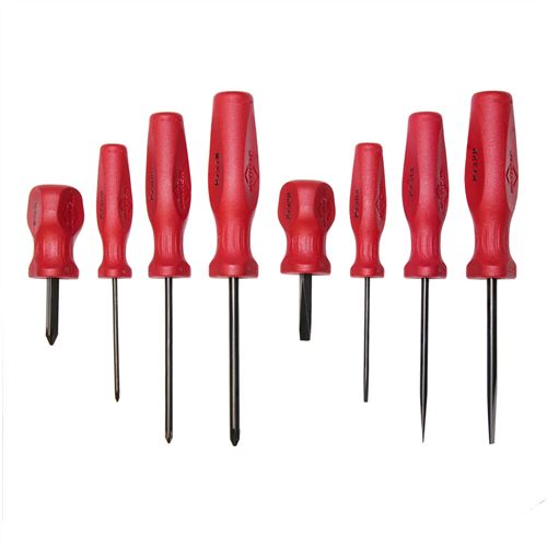 8 PC Slotted & Phillips Screwdriver Set