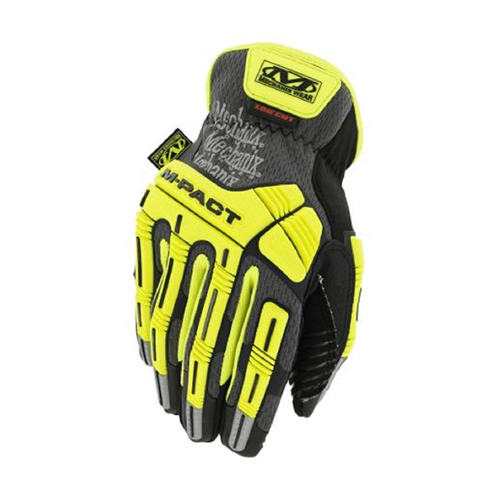 SMC-C91-009 Mechanix Wear Hi-Viz M-Pact Open Cuff E5 Gloves Medium