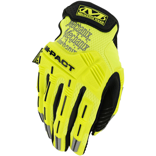 SMP-91-010 Mechanix Wear Hi-Viz M-Pact Gloves Large Yellow