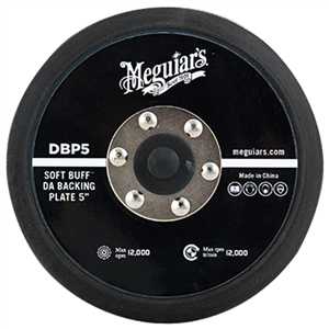 DBP5 Meguiar'S Automotive Soft Buff Da Polisher Backing Plate (5