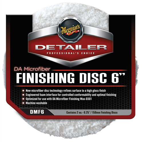 DMF6 Meguiar'S Automotive Da Microfiber Finishing Disc 6" (2-P