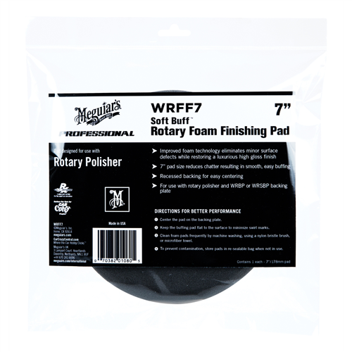 WRFF7 Meguiar'S Automotive Soft Buff Rotary Foam Finishing Pad
