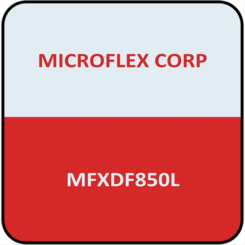 DF-850-L Microflex Microflex Dermafree Vinyl Exam Gloves Size L 100Pk