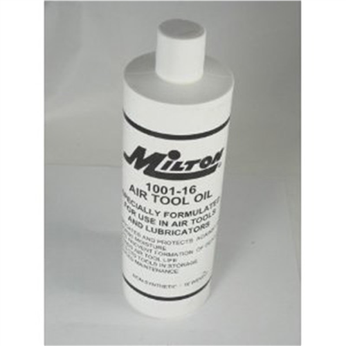 1001-32 Milton Industries Air Tool Oil, Conventional, 32 Oz