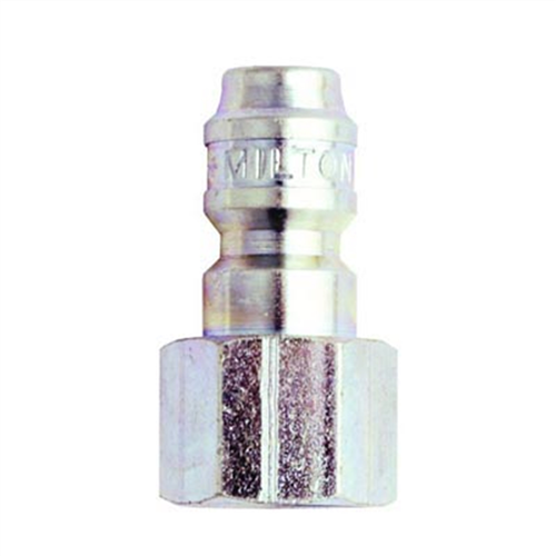 1764BK Milton Industries 1/4" Female Straight Thru Plug