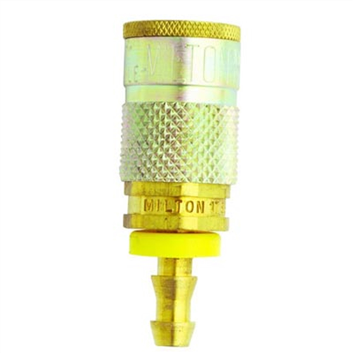 1786-4 Milton Industries 1/4" Hose Barb Coupler T-Style