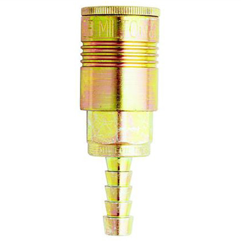 1806-6 Milton Industries 3/8" Hose Barb Coupler P-Style
