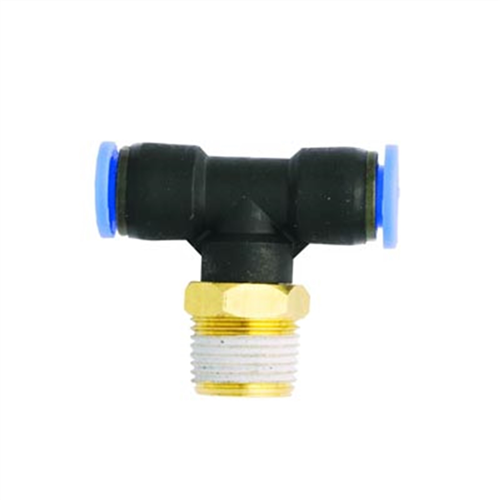 2204-2 Milton Industries Swvl "T" Tube 1/4" Od, 1/4" Mnpt