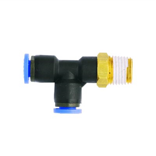 2205-3 Milton Industries Swvl Run "T"  Tube 1/4" Od, 3/8 Mnpt
