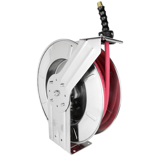 2756-5012SS Milton Industries Stainless Steel Hose Reel W/ 1/2" Dia X 50' Of Epdm Hose W/ 1/2" Fittings