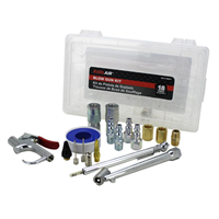 EX0318BKIT Milton Industries 18 Piece Blow Gun And Accessory Kit