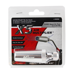 S-160X5A Milton Industries Air Multiplier, Aluminum, 6Mm / 1/8"Nps