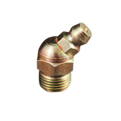 S-3217 Milton Industries Grease Fitting 1/8"- 27 Pipe Thread , 45