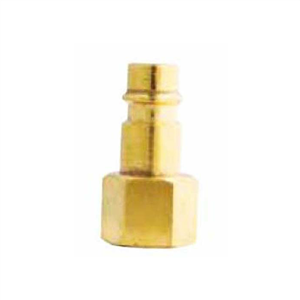 S-761-1 Milton Industries Hi-Flo V-Style 1/4" Fnpt Steel Plug 2/Cd