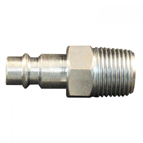 S-762-1 Milton Industries Hi-Flo V-Style 3/8" Mnpt Steel Plug 2/Cd