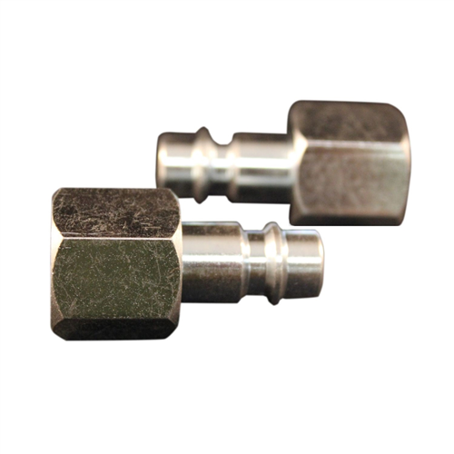 S-763-1 Milton Industries Hi-Flo V-Style 3/8" Fnpt Steel Plug 2/Cd
