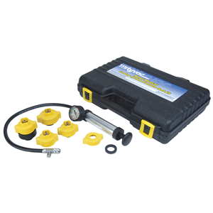 MV4530 Mityvac Automotive Cooling System Pressure Test Kit, Push-Button Valve