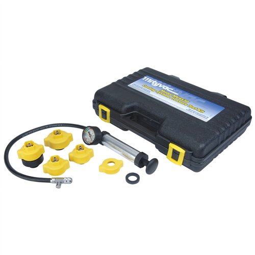 MV4530 Mityvac Automotive Cooling System Pressure Test Kit, Push-Button Valve