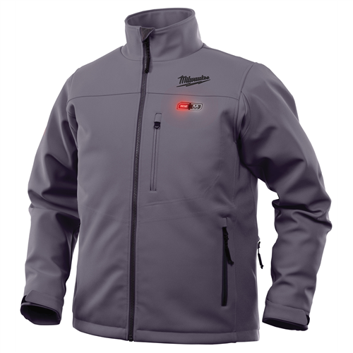 201G-213X M12 Heated Jacket Kit, Gray, Xxxl