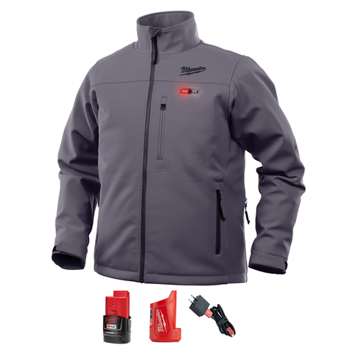 202G-21S M12 Heated Toughshell Jacket Kit S (Gray)