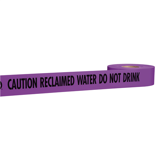 22-112 Milwaukee Tool Shieldtec&Reg; Standard Non-Detectable Tape-Reclaimed Water Do Not Drink